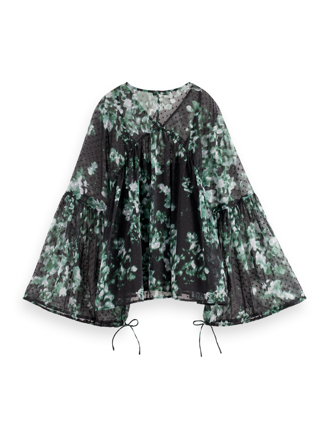 Printed Fil Coupe Top