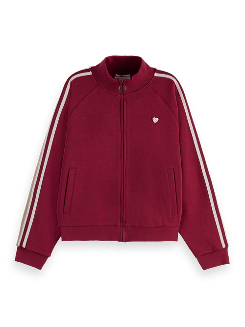 Tracksuit zip through