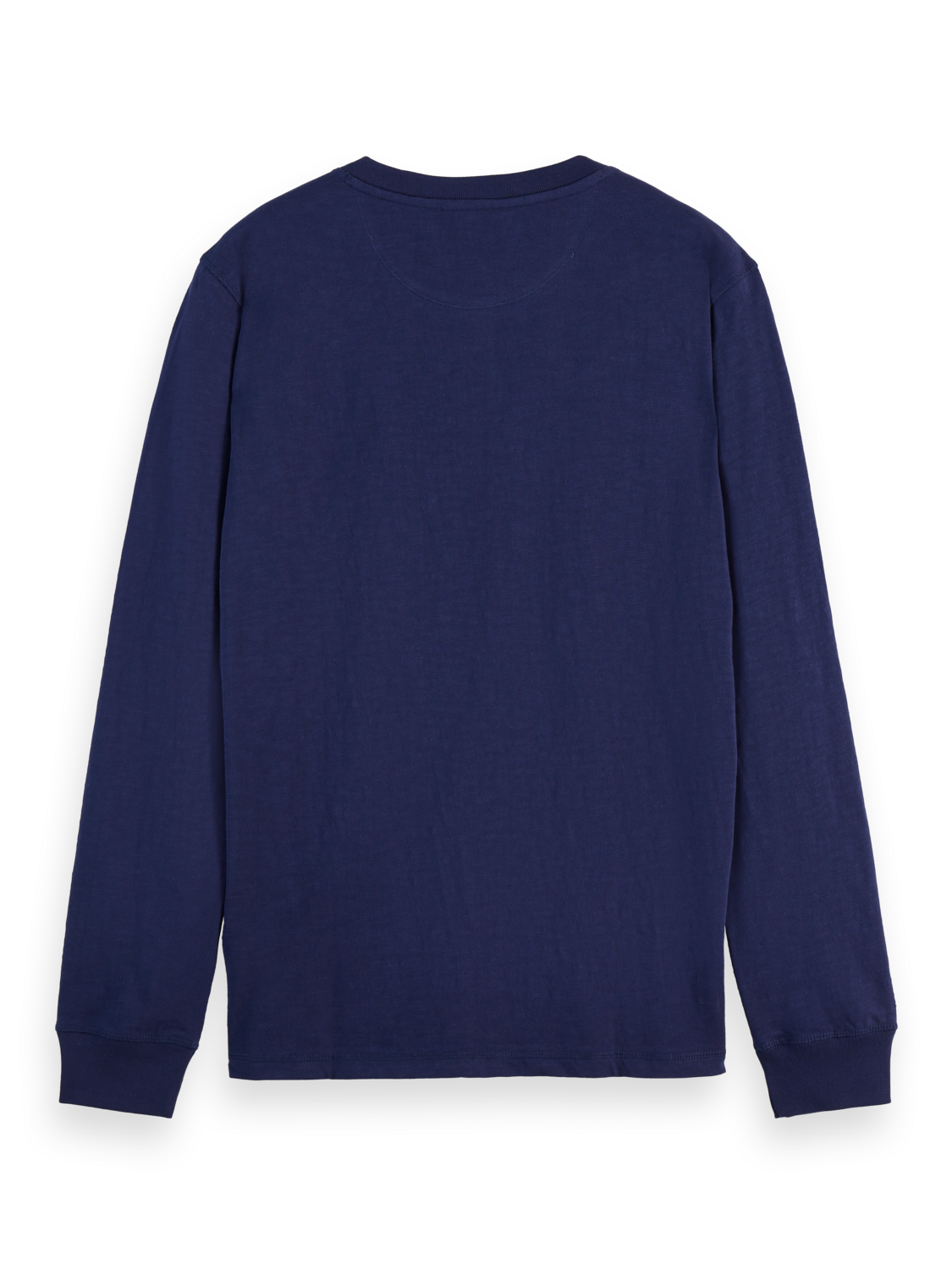 Slub henley regular long sleeve t-shirt