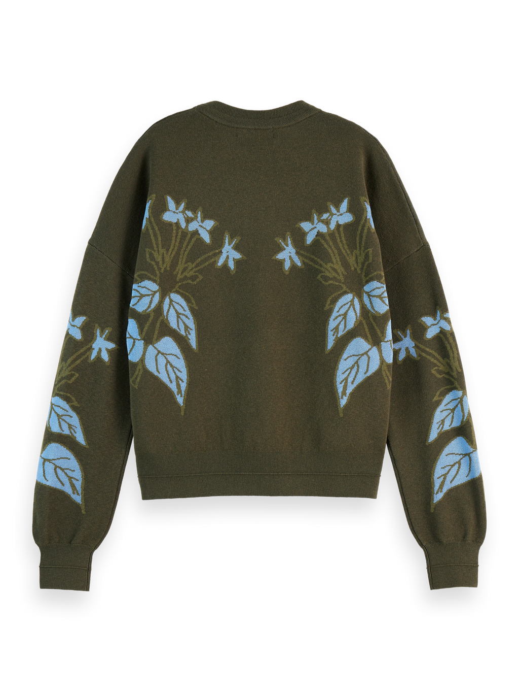 Relaxed jacquard pullover