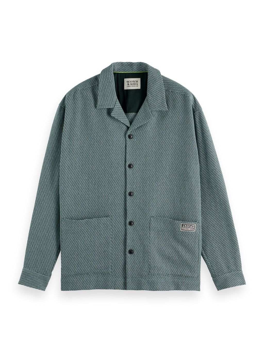 Relaxed structured overshirt