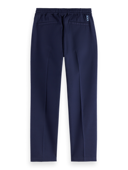 Loose-tapered viscose blend jogger