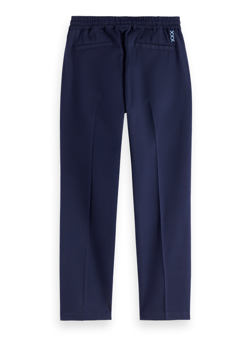 Loose-tapered viscose blend jogger