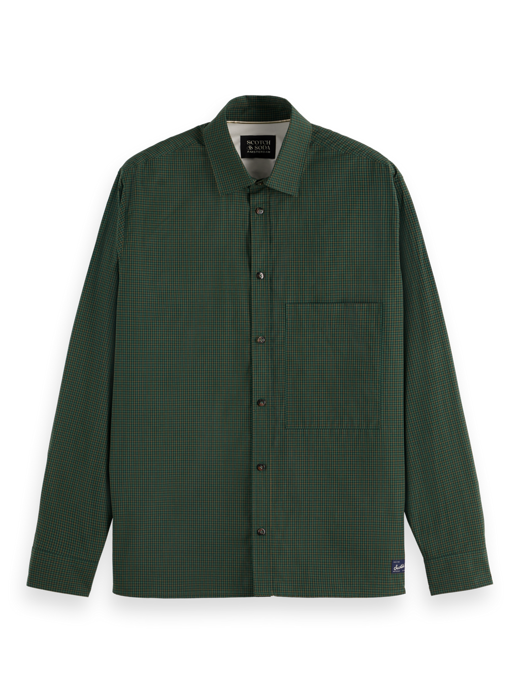 Relaxed yarn-dyed check shirt