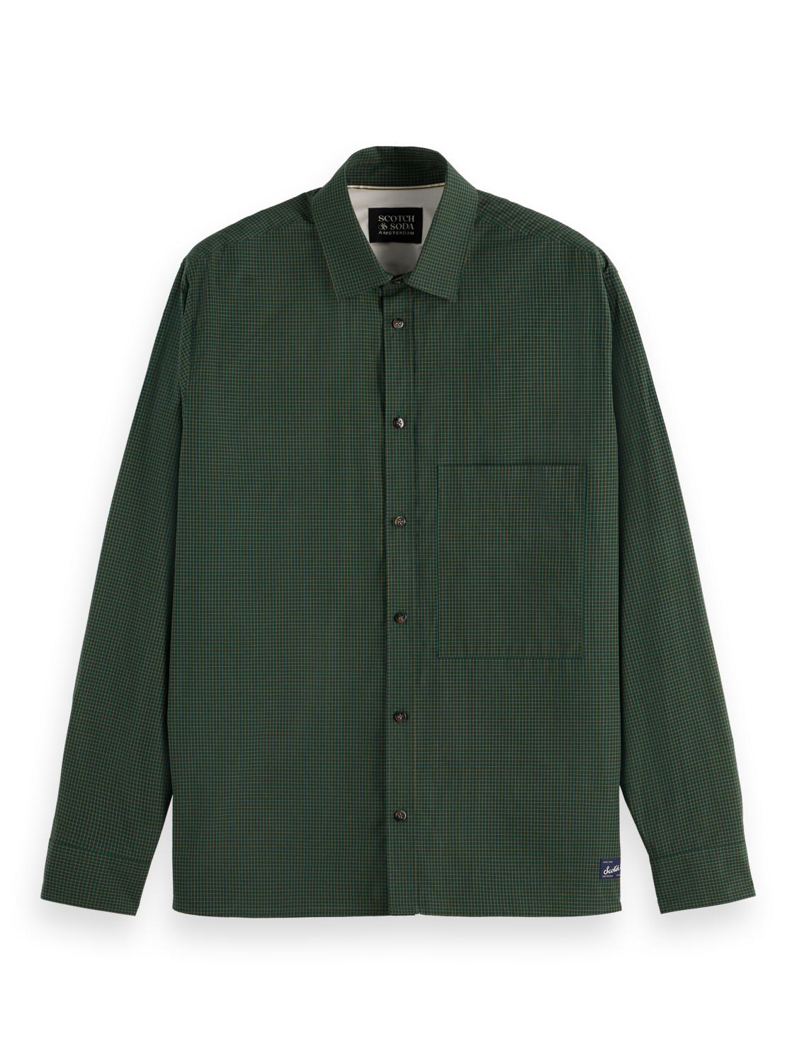 Relaxed yarn-dyed check shirt