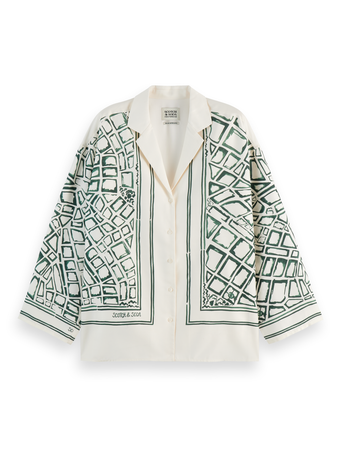 Oversized Print Shirt