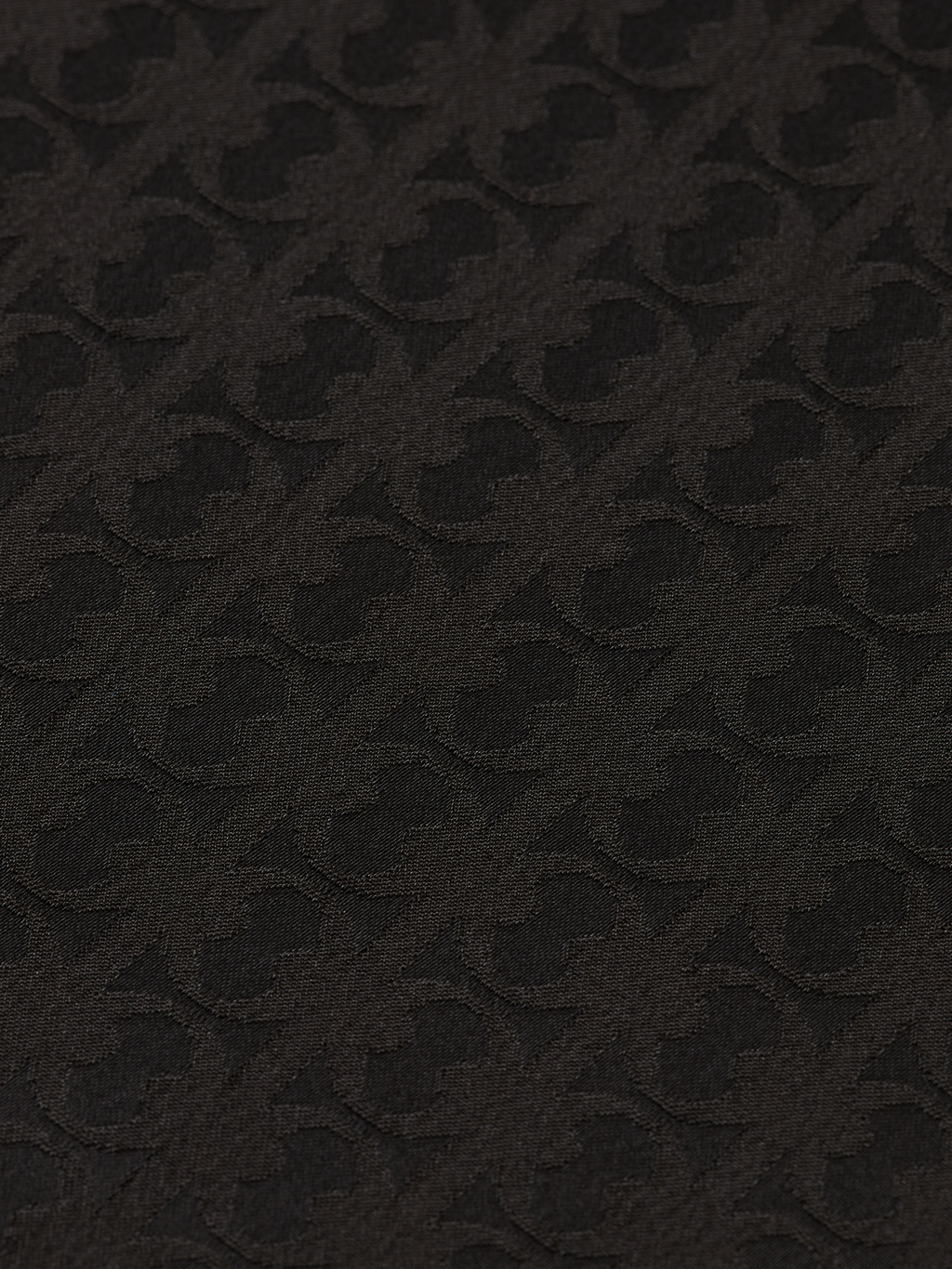 Relaxed fit jacquard sateen shirt