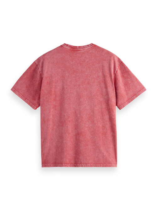 Washed pocket relaxed fit t-shirt