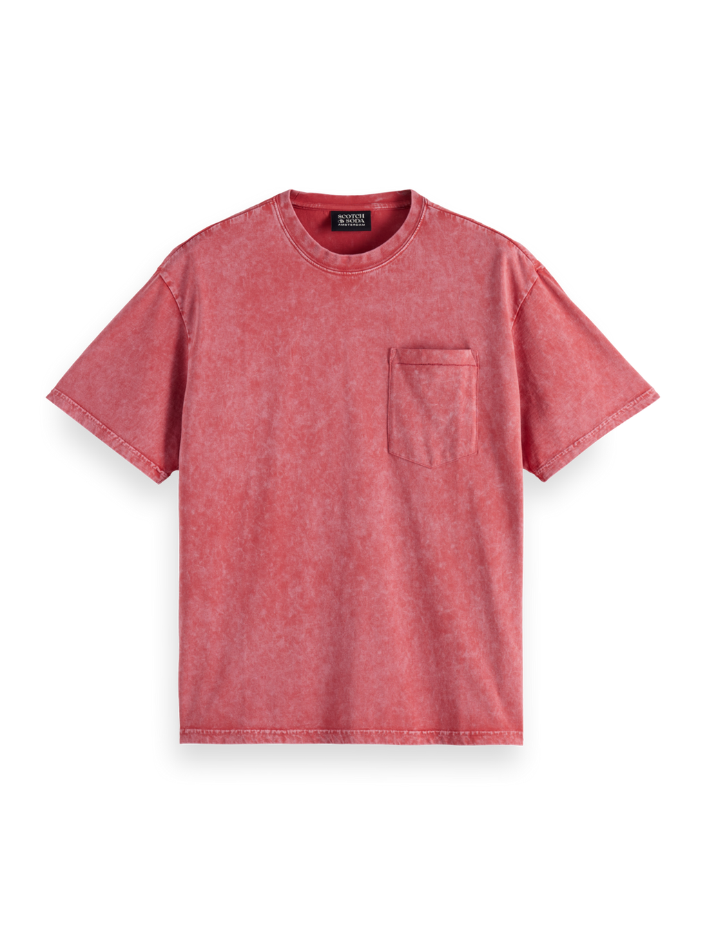 Washed pocket relaxed fit t-shirt