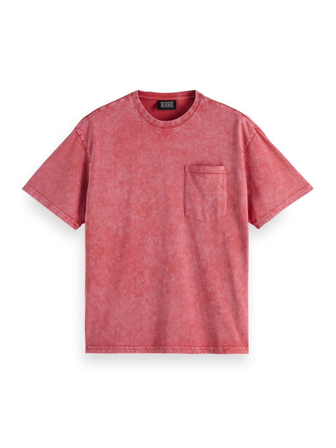 Washed pocket relaxed fit t-shirt