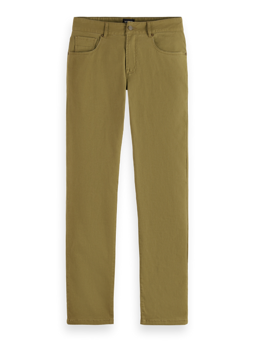 Ralston - washed cotton blend chino 5-pocket pant