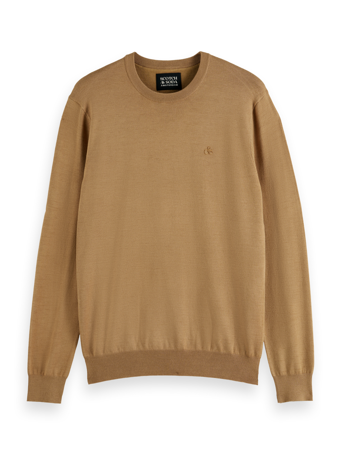 ESSENTIALS PULLOVER CREWNECK - LIGHT CAMEL
