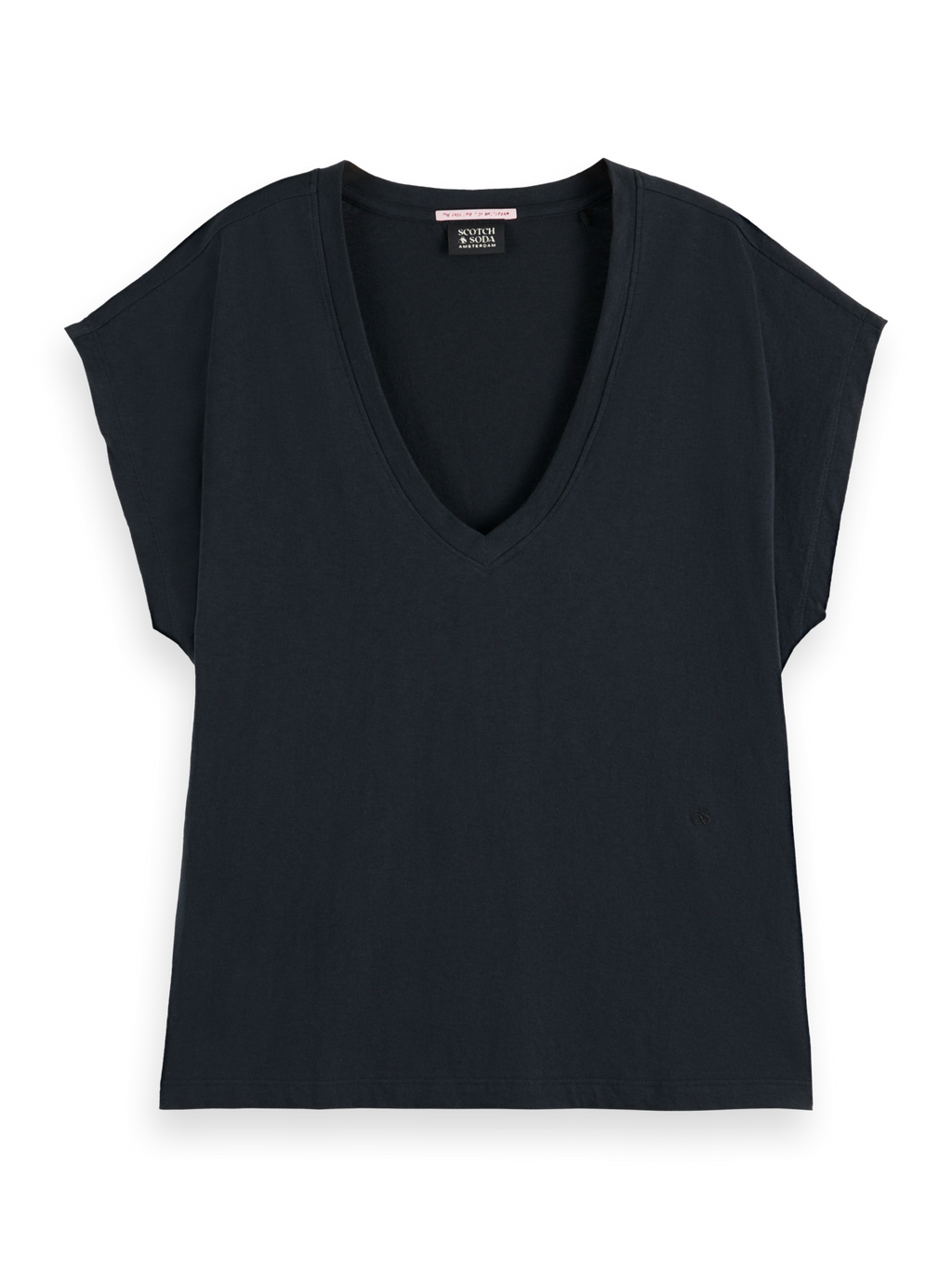 Essentials V-neck t-shirt - BLACK