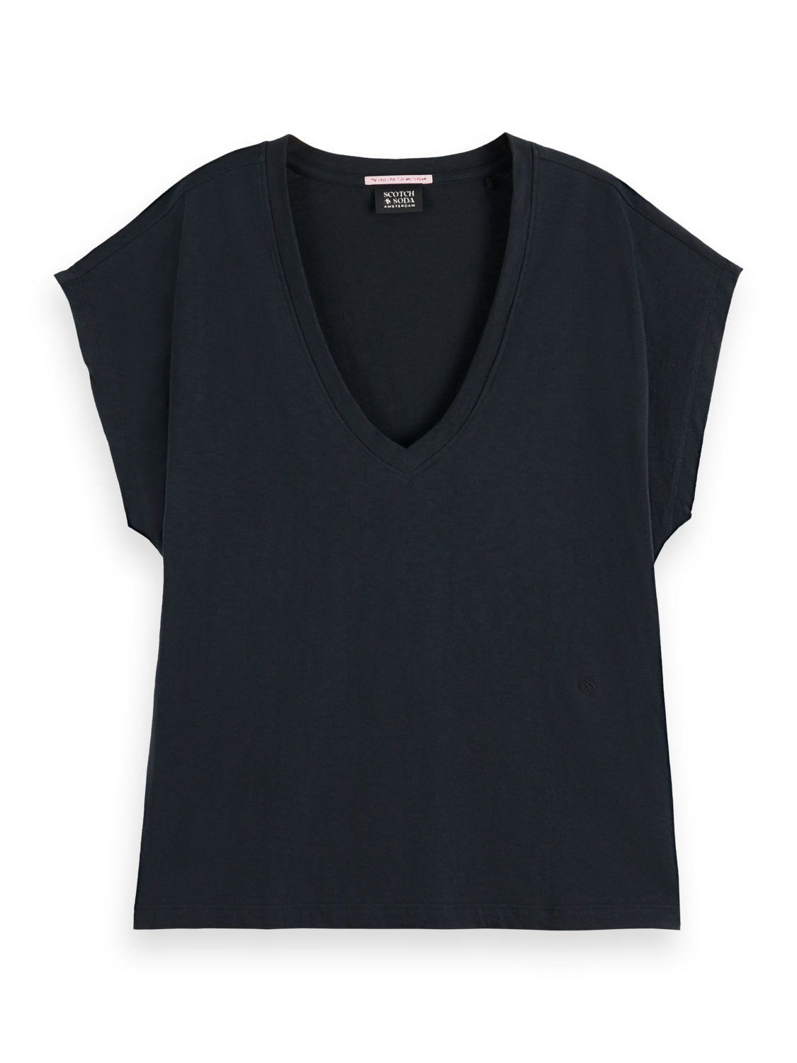 Essentials V-neck t-shirt - BLACK