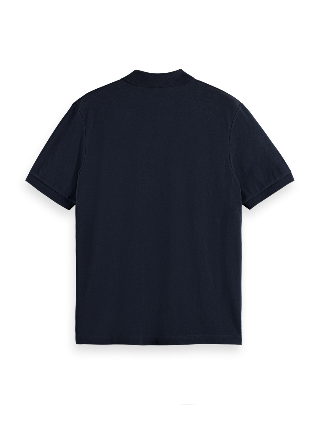 GARMENT-DYED SHORT-SLEEVED PIQUE POLO