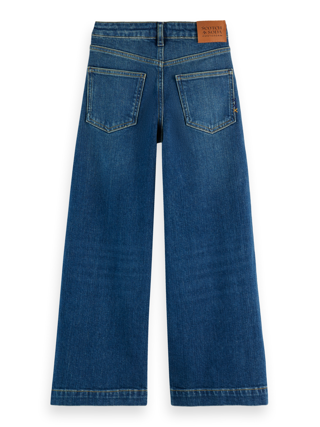 Girls Essentials The Wave wide leg denim