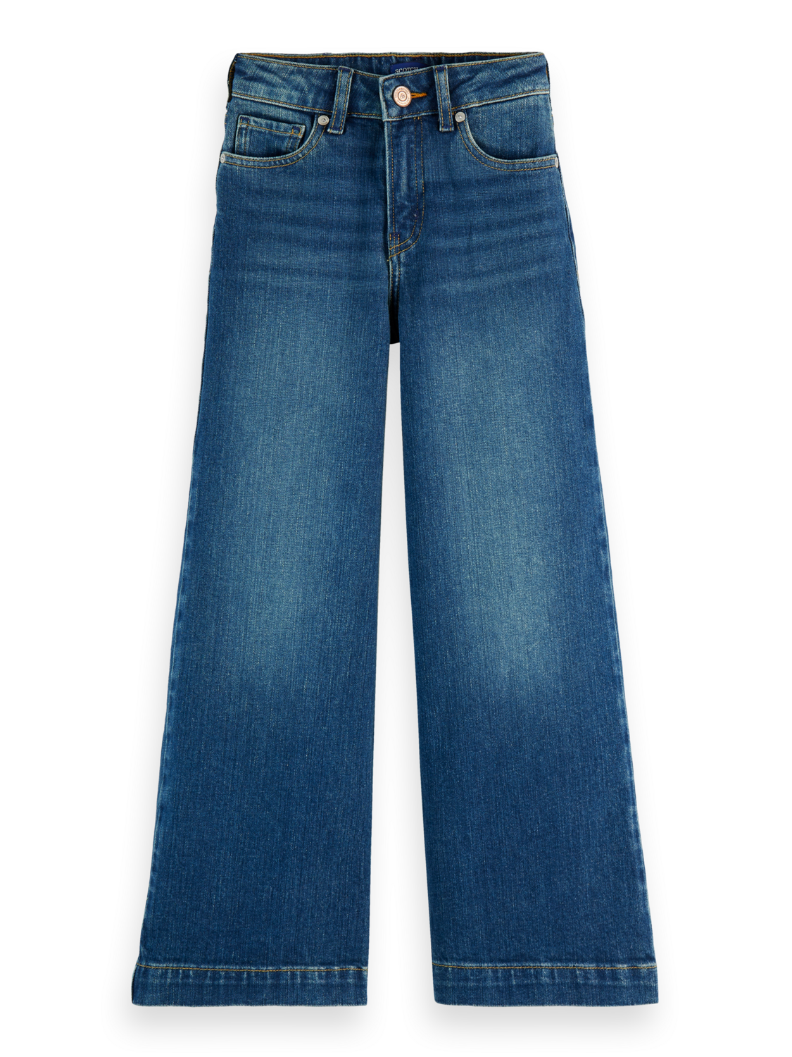 Girls Essentials The Wave wide leg denim