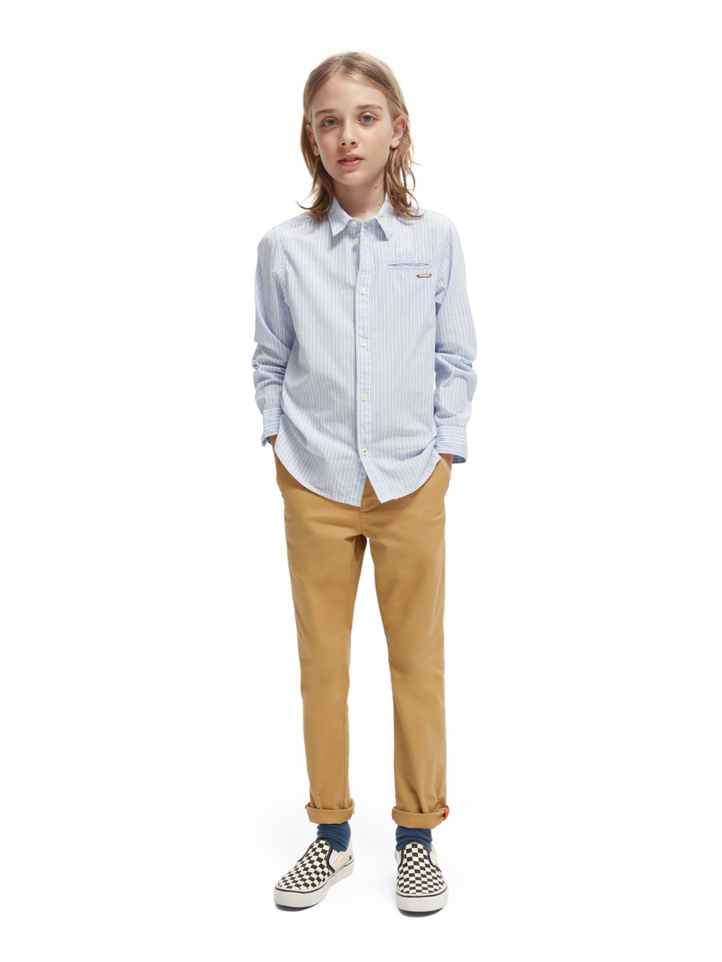 Boys Essentials regular slim classic chino - NIGHT