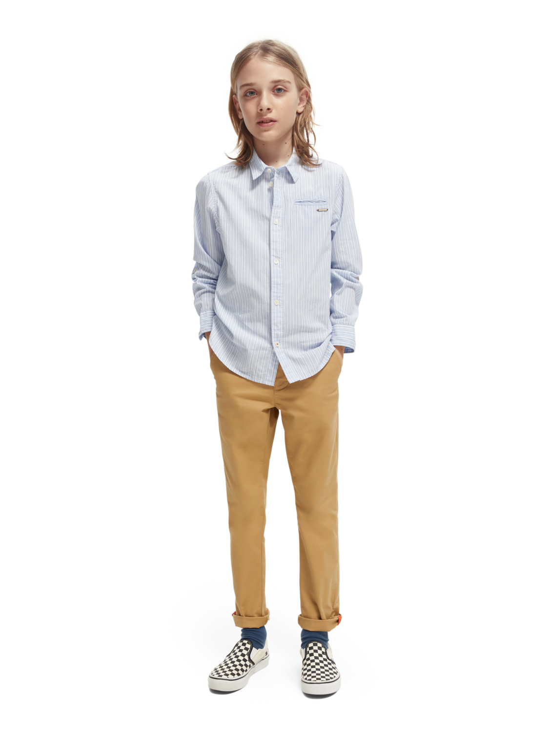 Boys Essentials regular slim classic chino - NIGHT