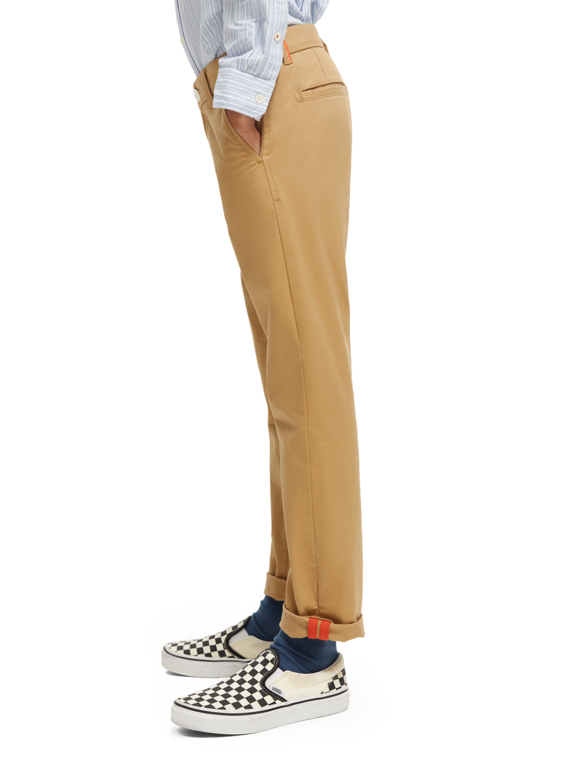 Boys Essentials regular slim classic chino - SAND