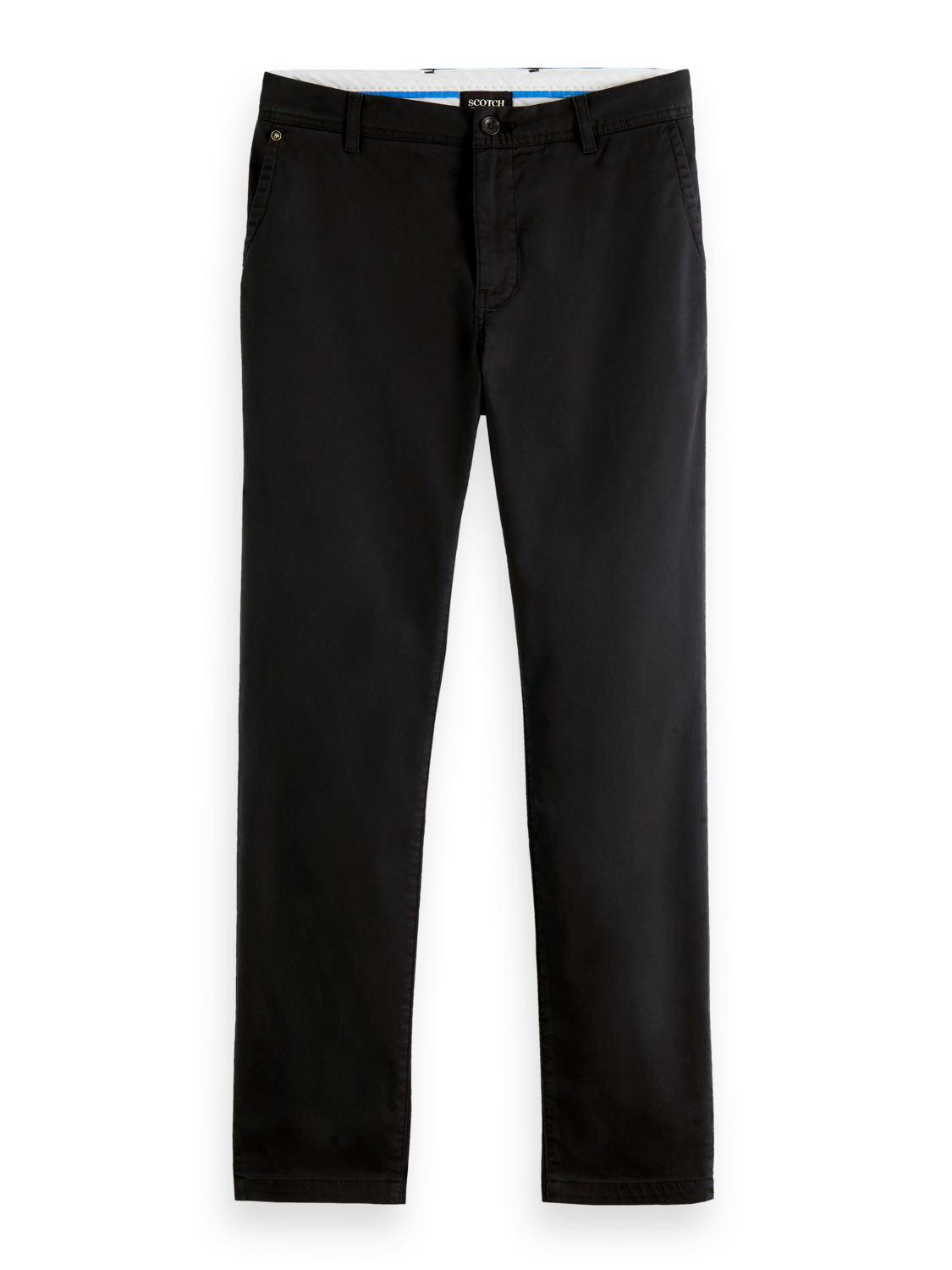 Zwarte SCOTCH & SODA Chino STUART REGULAR SLIM-FIT