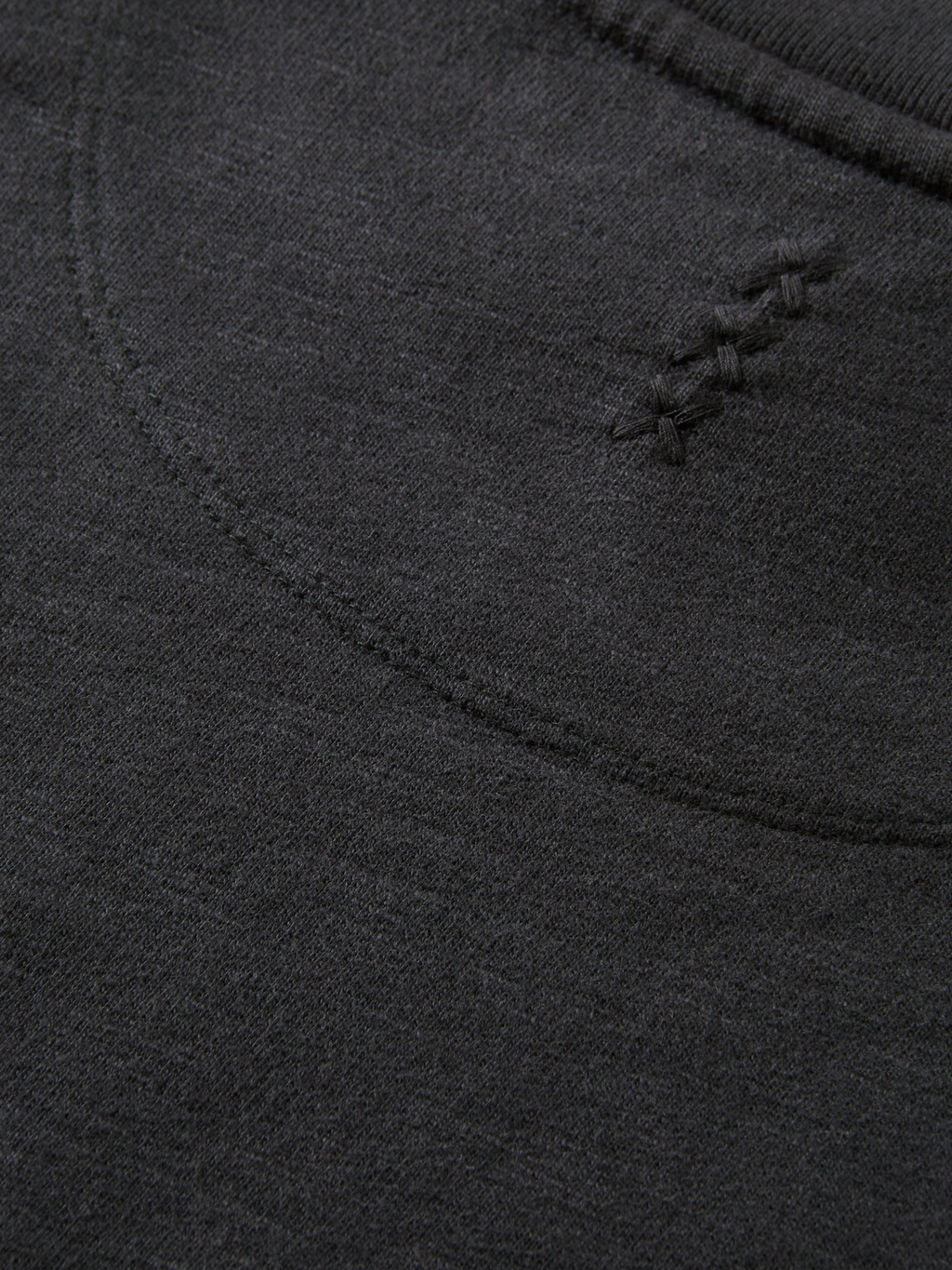 Essentials 3 CROSSES SWEATSHIRT - BLACK