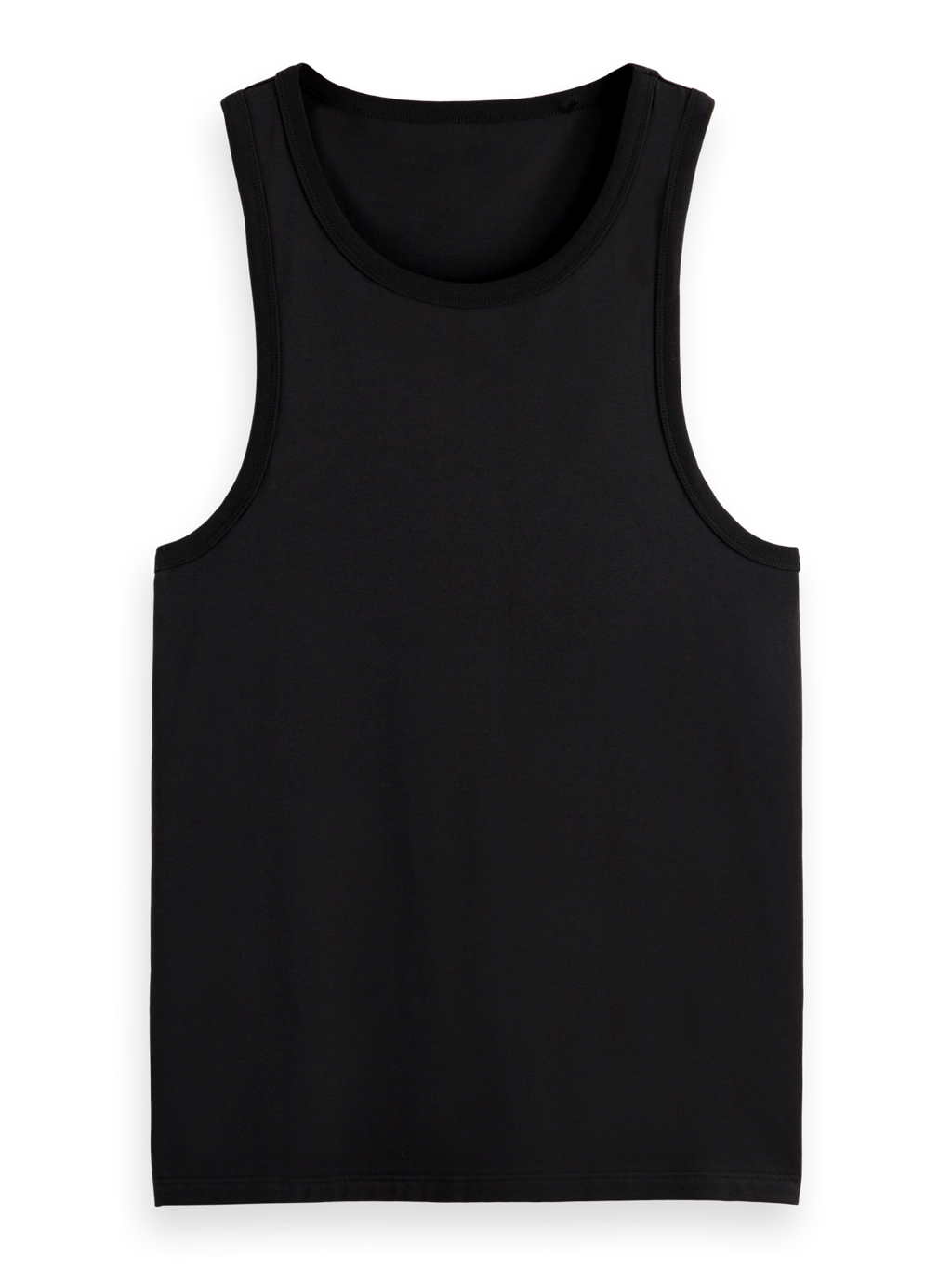 Essentials Racer Tank - BLACK