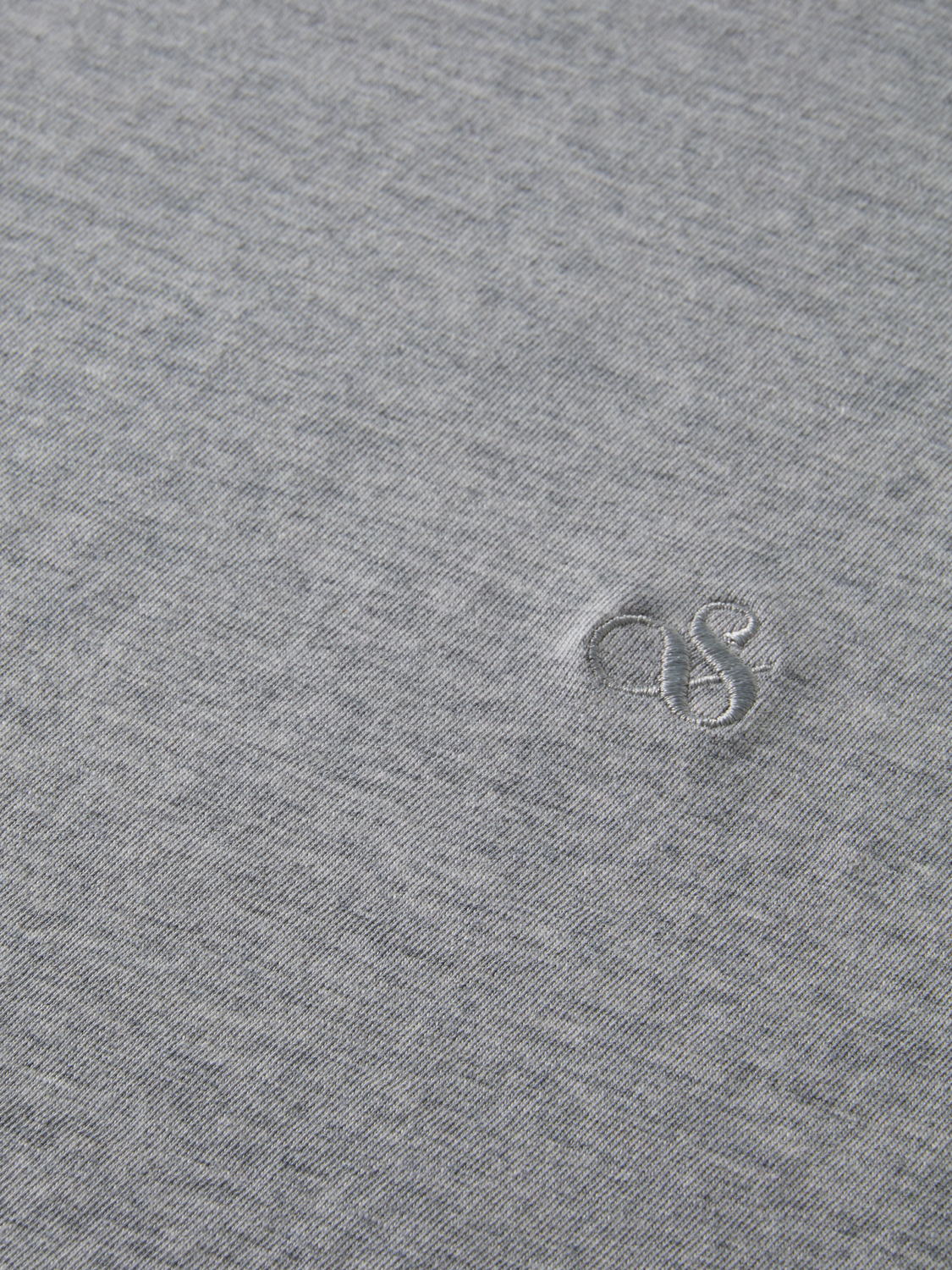 ESSENTIALS LOGO T-SHIRT - GREY MELANGE