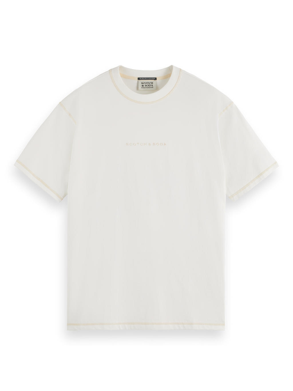 Essentials LOGO FRONT CHEST T-SHIRT - OFF WHITE