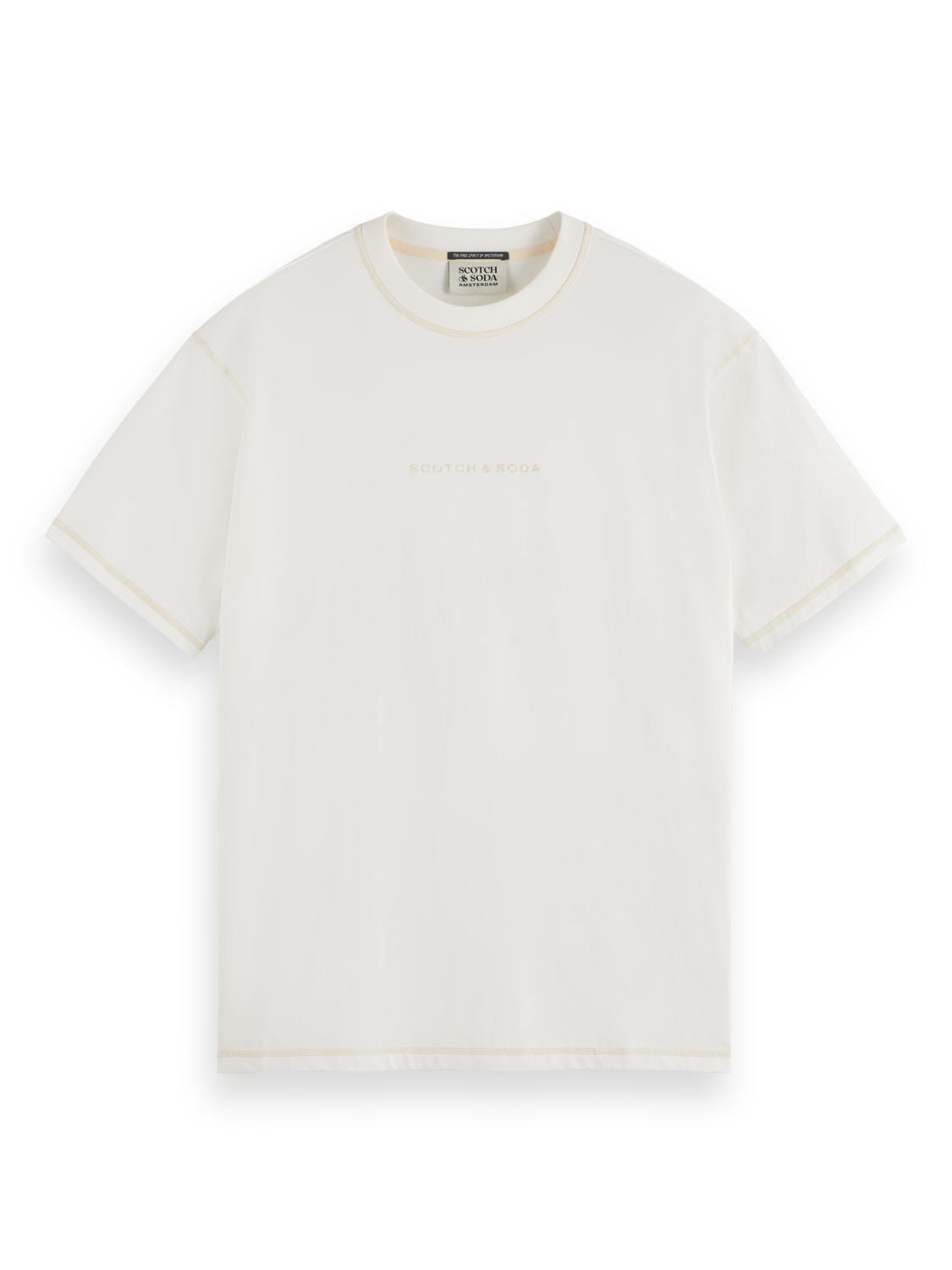 Essentials LOGO FRONT CHEST T-SHIRT - OFF WHITE