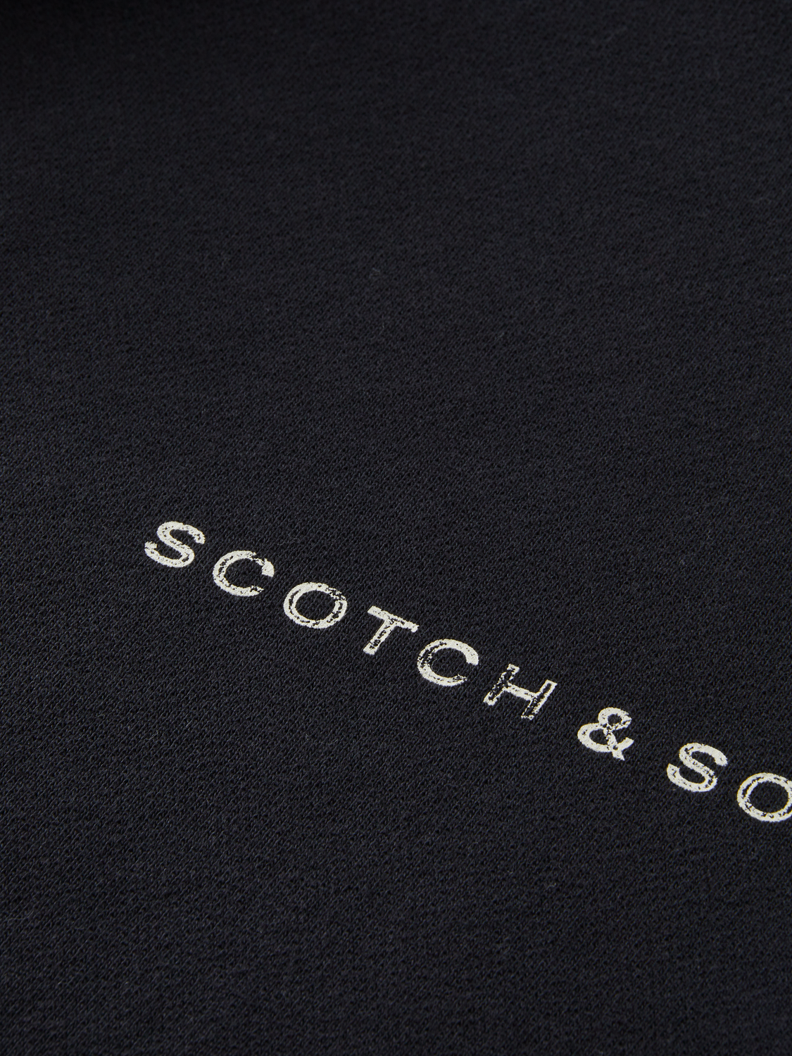 Essentials LOGO FRONT CHEST SWEATSHIRT - BLACK