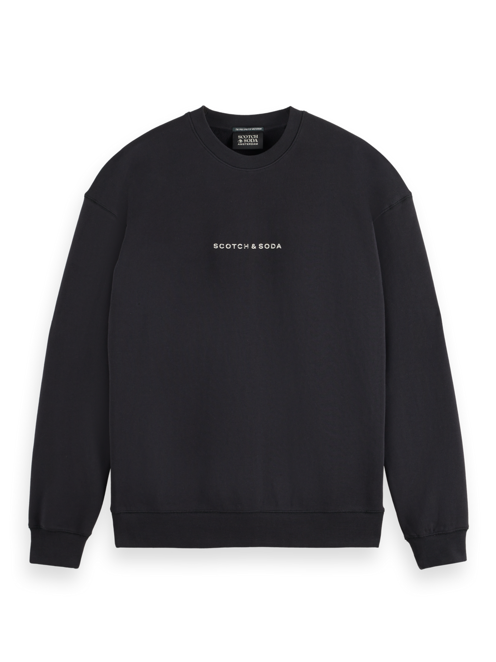 Essentials LOGO FRONT CHEST SWEATSHIRT - BLACK