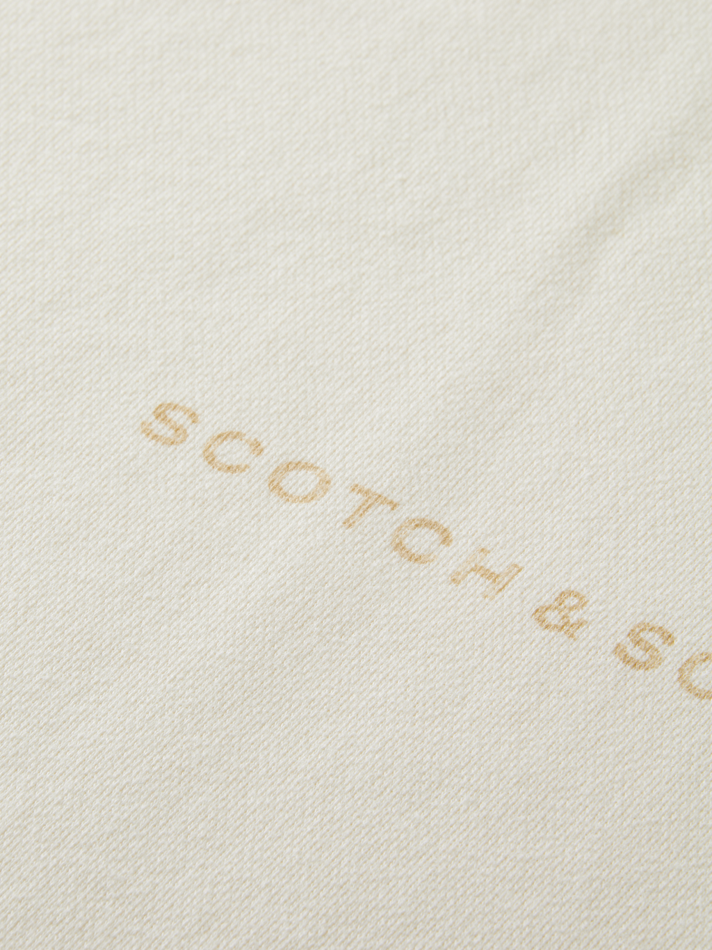 Essentials LOGO FRONT CHEST SWEATSHIRT - OFF WHITE