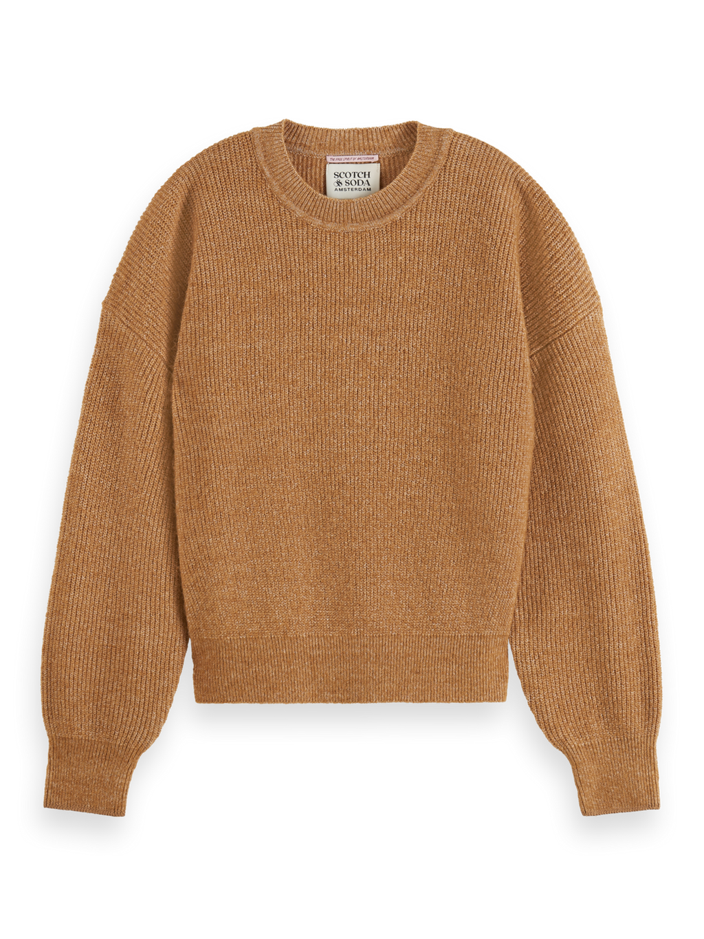 ESSENTIALS FUZZY CREW NECK PULLOVER