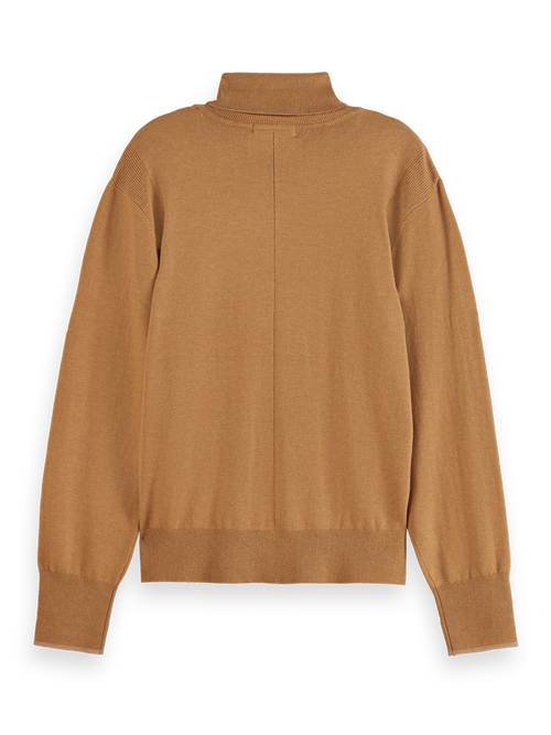 CORE ROLL NECK RELAXED PULLOVER