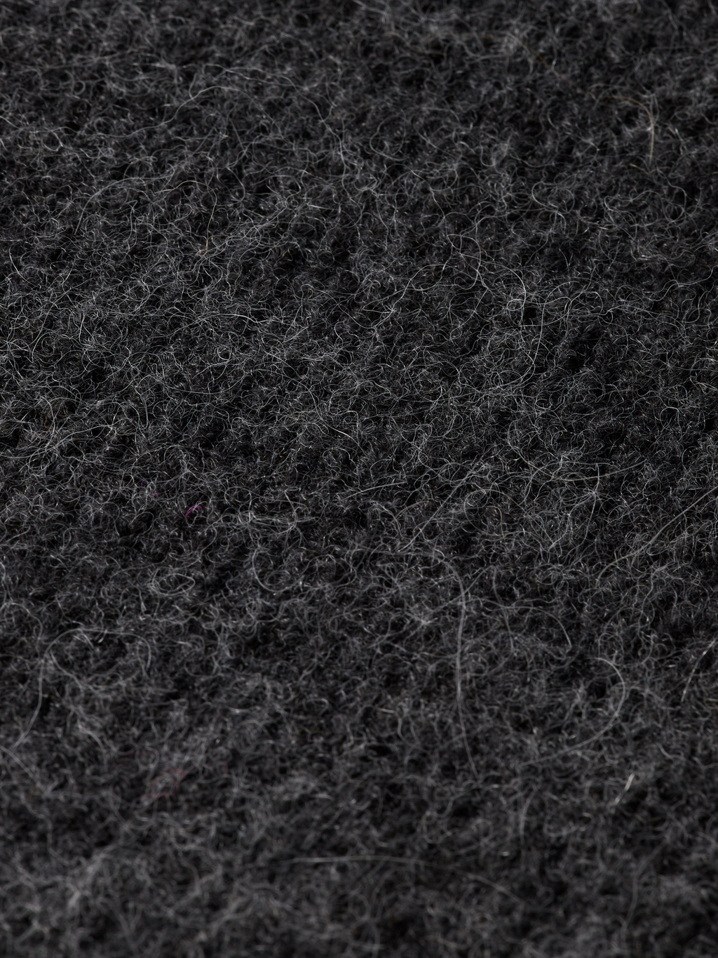 Essentials fuzzy crewneck pullover - CHARCOAL MELANGE