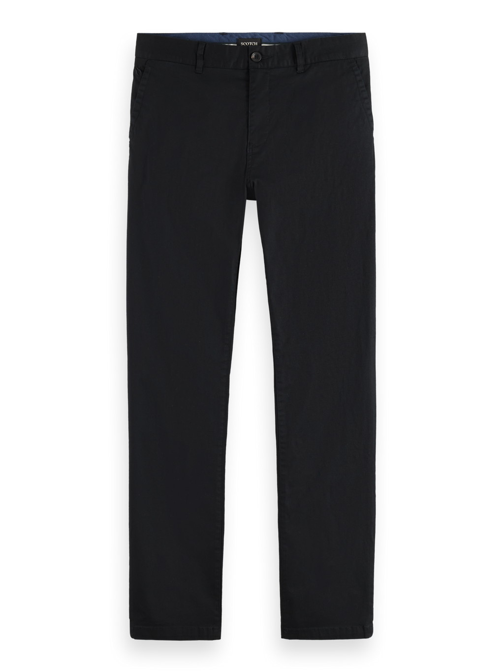 Essentials STUART STRETCH COTTON CHINO - BLACK