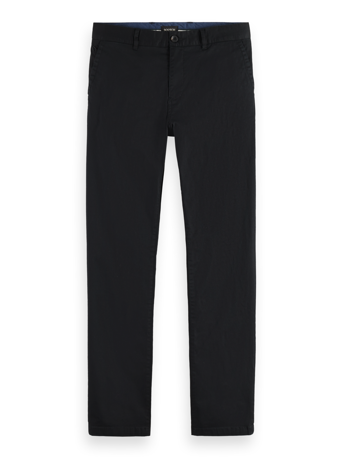 Essentials STUART STRETCH COTTON CHINO - BLACK