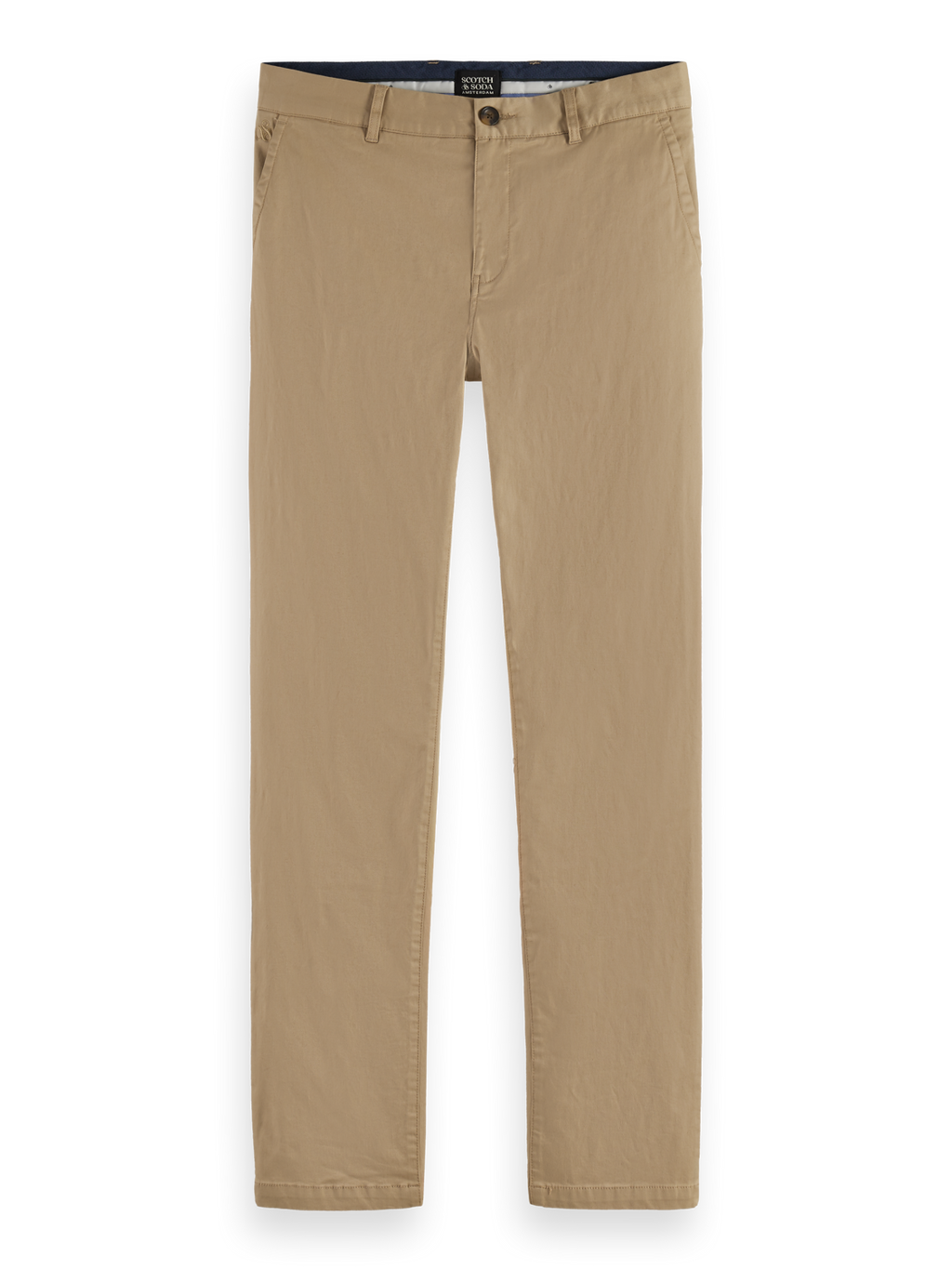 Essentials STUART STRETCH COTTON CHINO - SAND