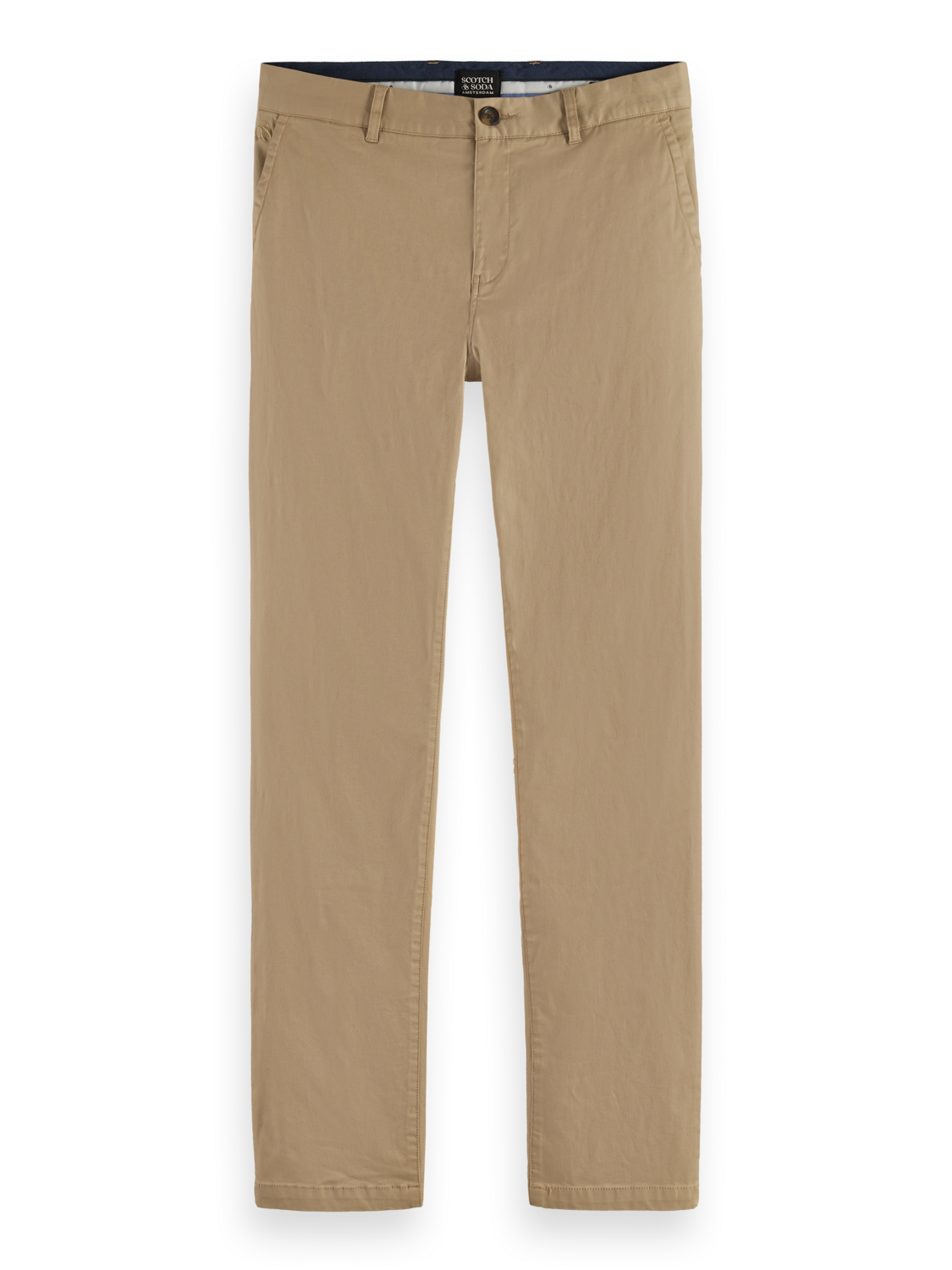 Essentials STUART STRETCH COTTON CHINO - SAND
