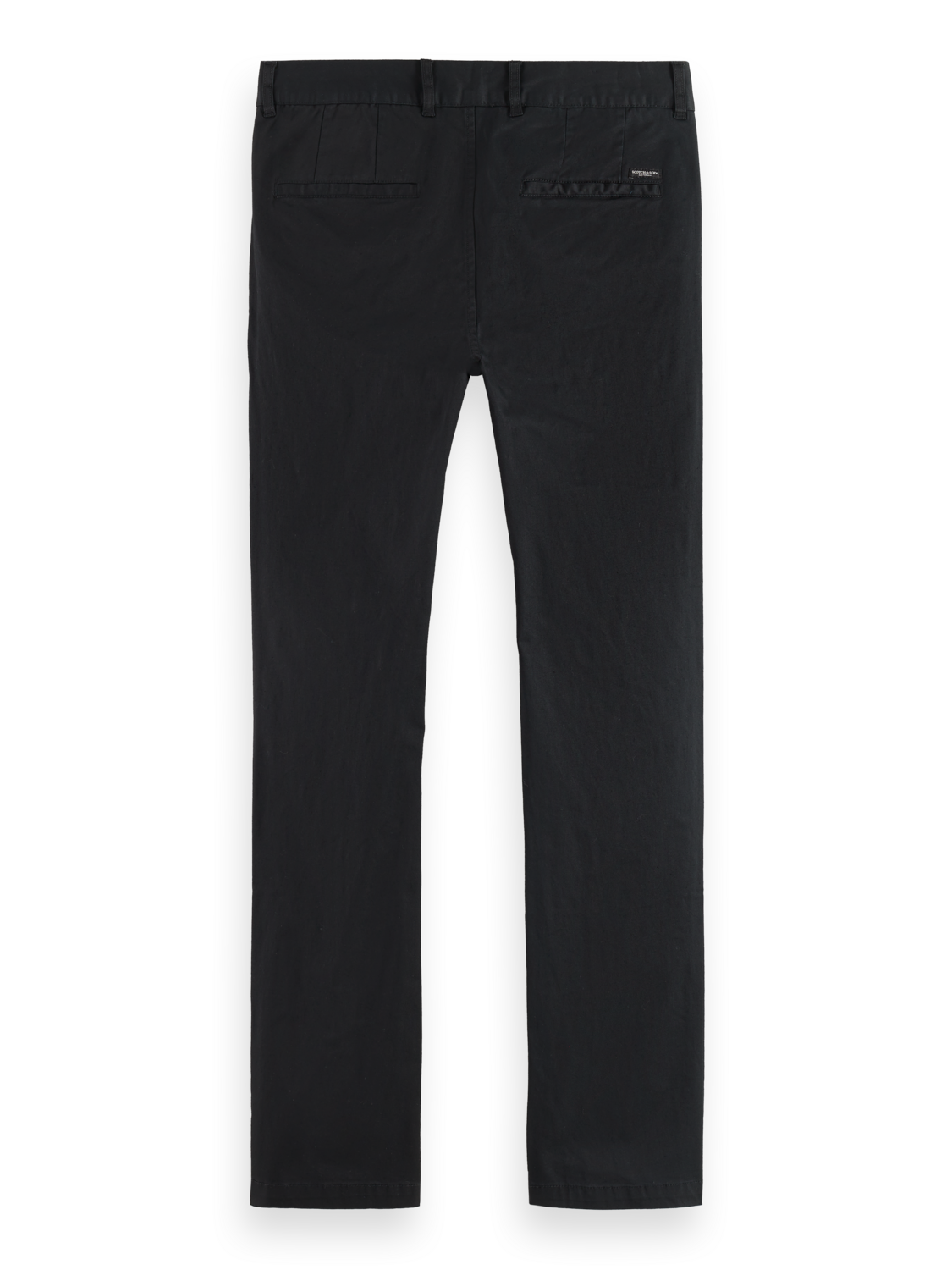 Essentials MOTT STRETCH COTTON CHINO - BLACK