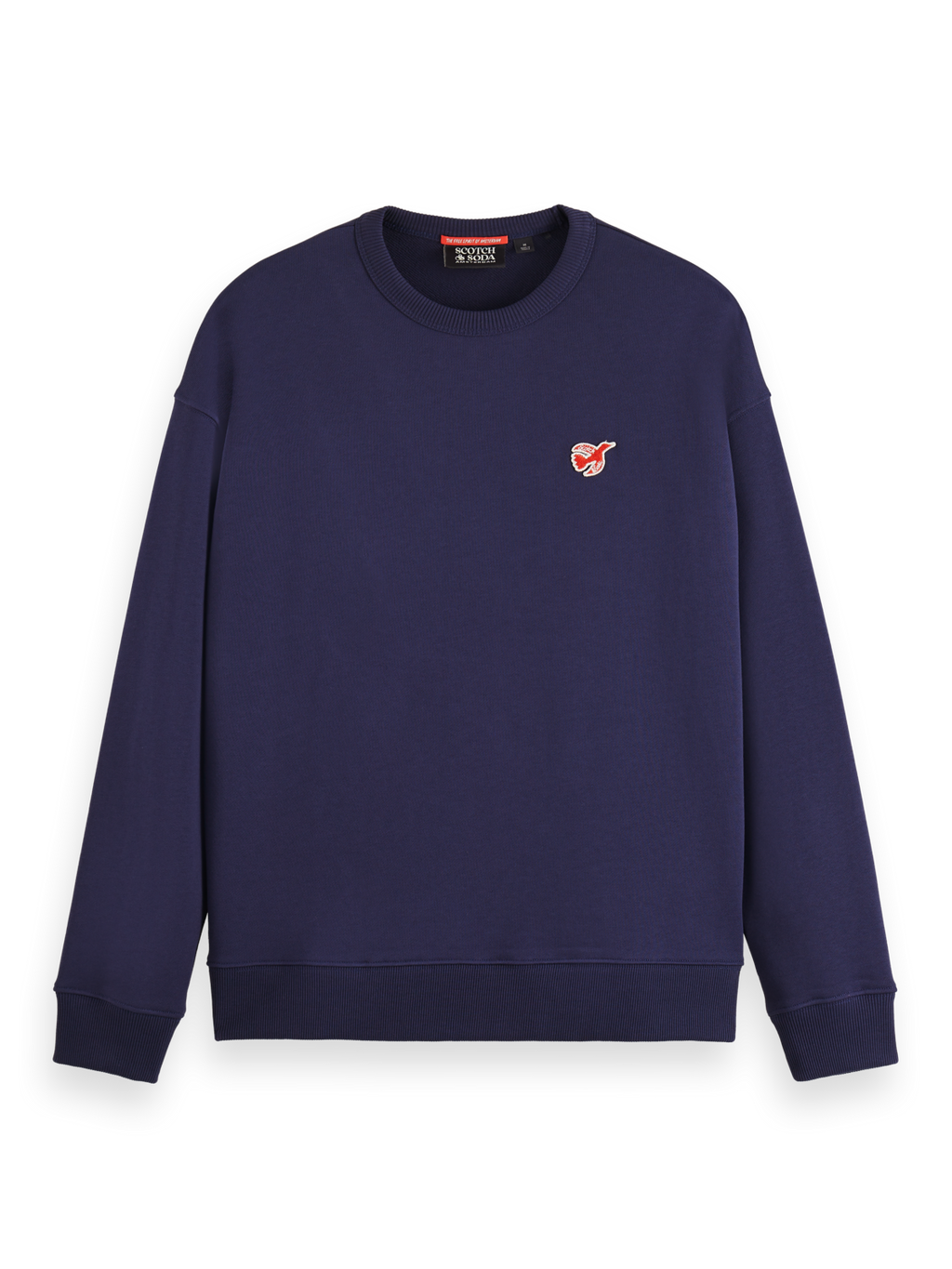Scotch & Soda Core-The Free Spirit Peace Bird T-Shirt, Oatmeal Melange 0717, S Uomo Scotch & Soda Core-The Free Spirit Peace Bird T-Shirt, Oatmeal Melange 0717, S Uomo