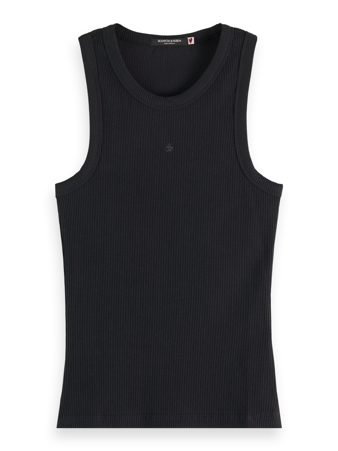 Essentials RIB RACER TANK - BLACK