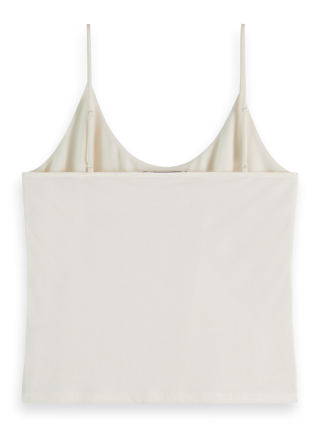 Essentials JERSEY WOVEN TANK - OFF WHITE