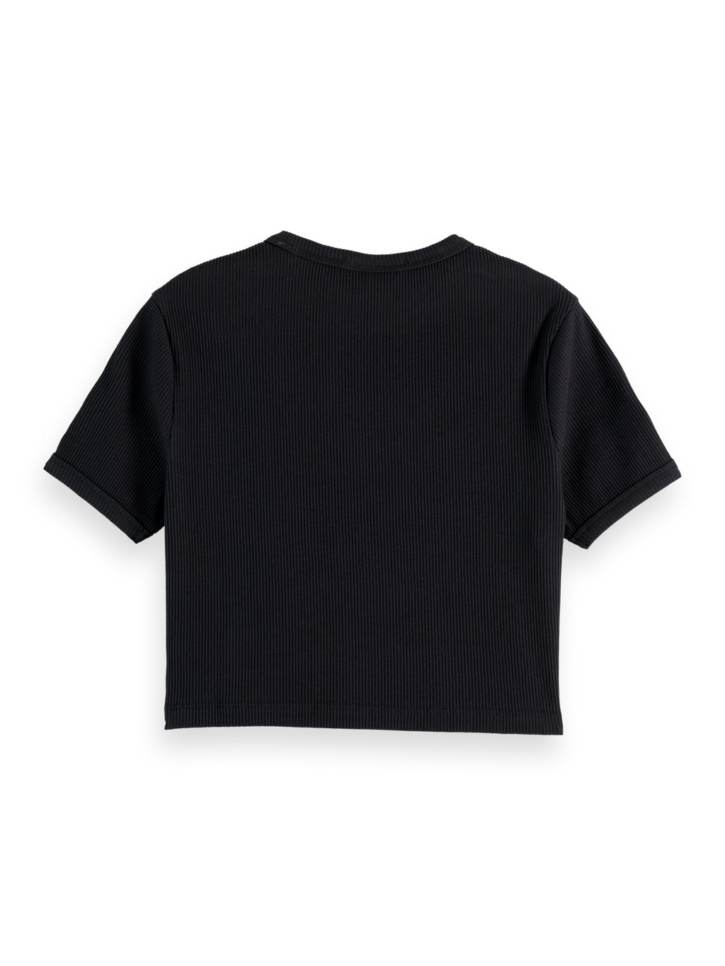 Essentials Baby rib T-shirt - BLACK
