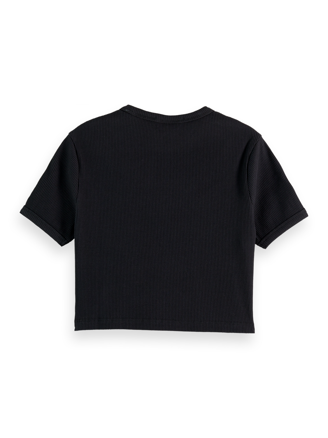 Essentials Baby rib T-shirt - BLACK
