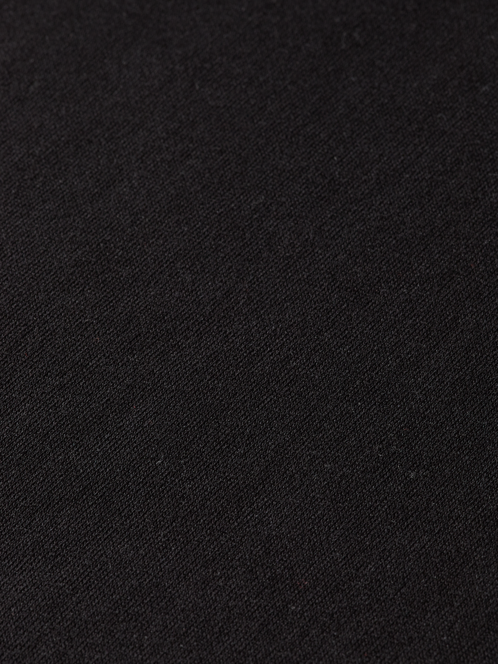 Essentials roll up neck long sleeve top - BLACK