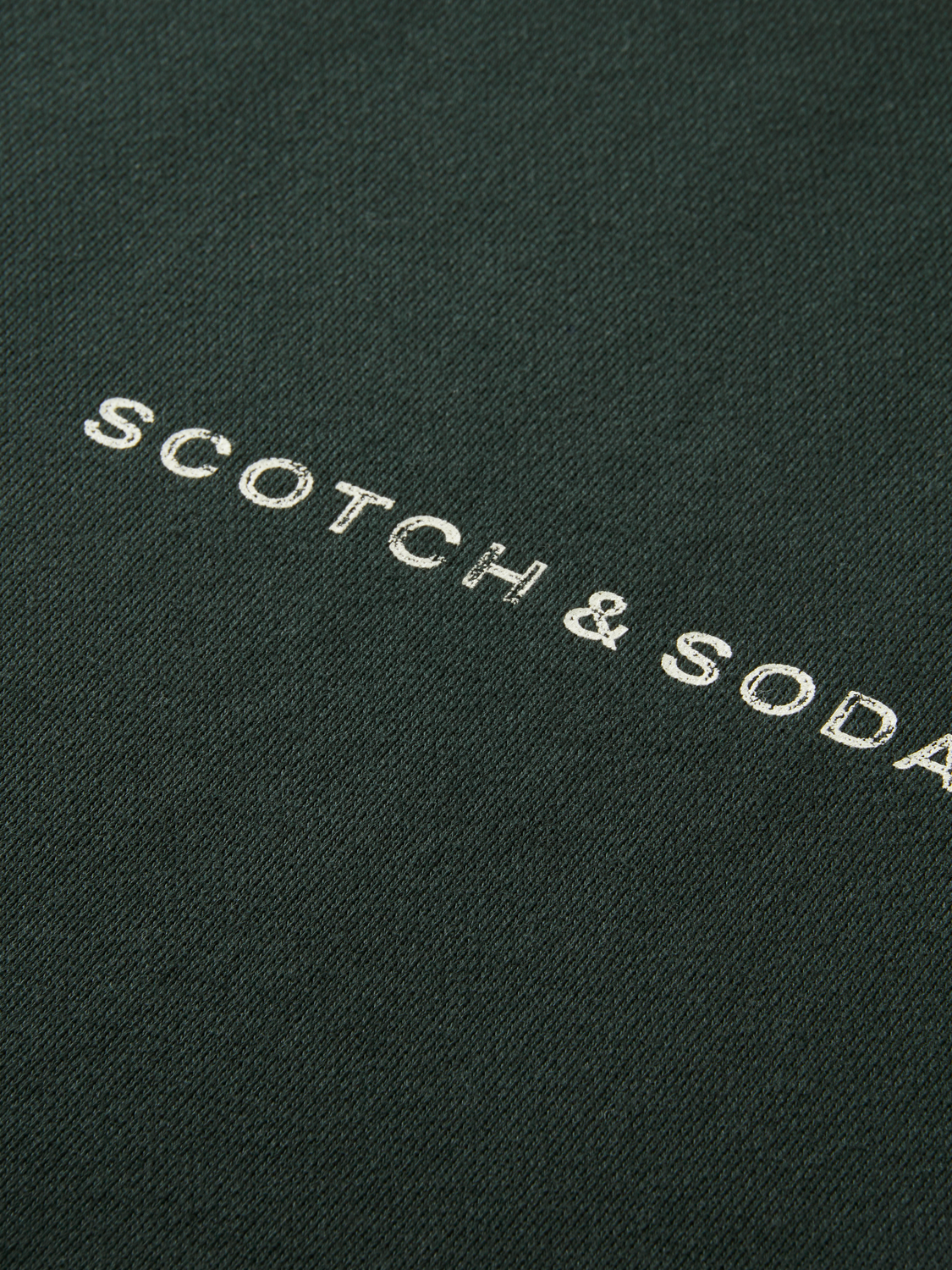 Essentials LOGO FRONT CHEST SWEATSHIRT - GRACHTEN GREEN
