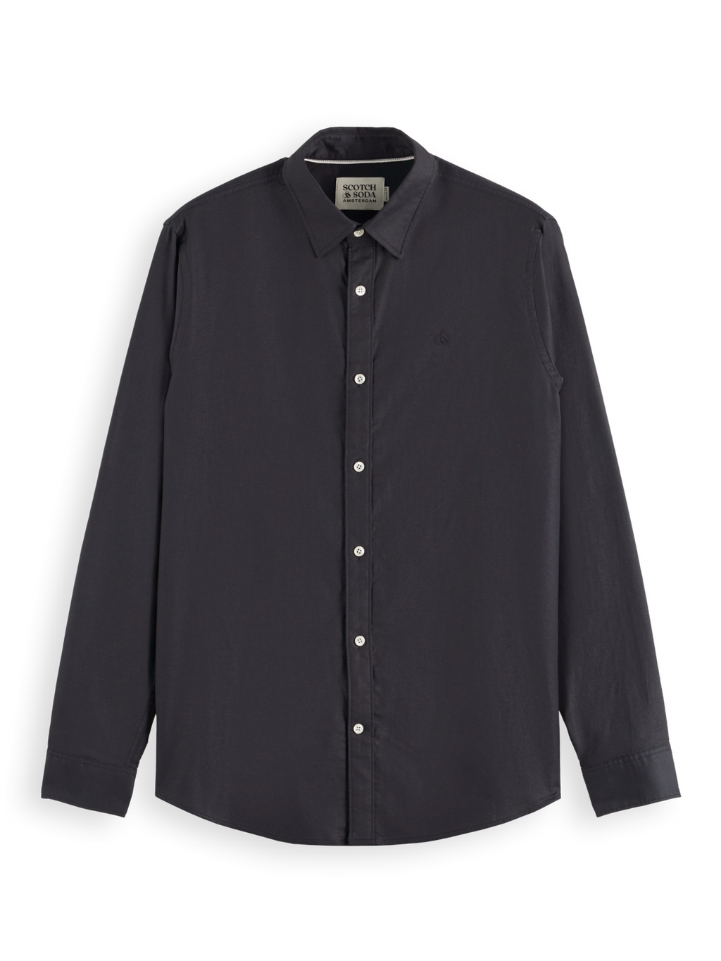 Essentials OXFORD SOLID Shirt - BLACK