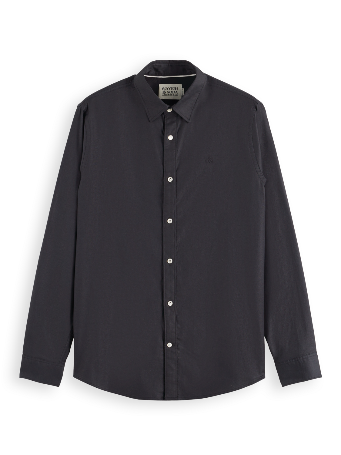 Essentials OXFORD SOLID Shirt - BLACK